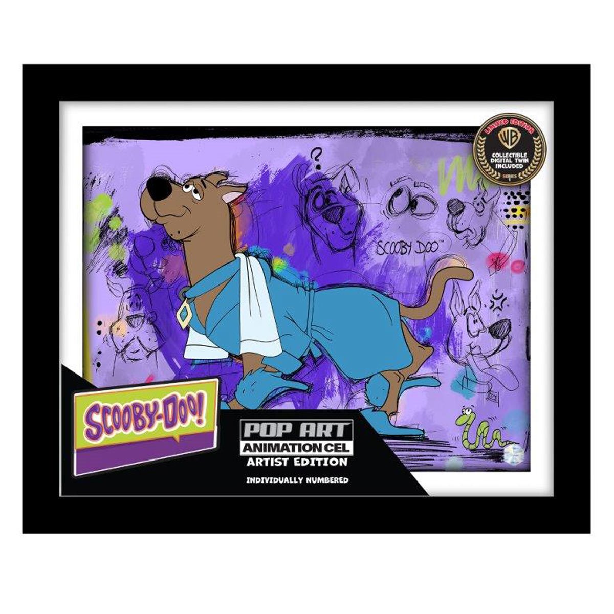 Scooby-Doo A Night of Fright is No Delight #1103 Animation Cel Artist Edition Framed Art Print