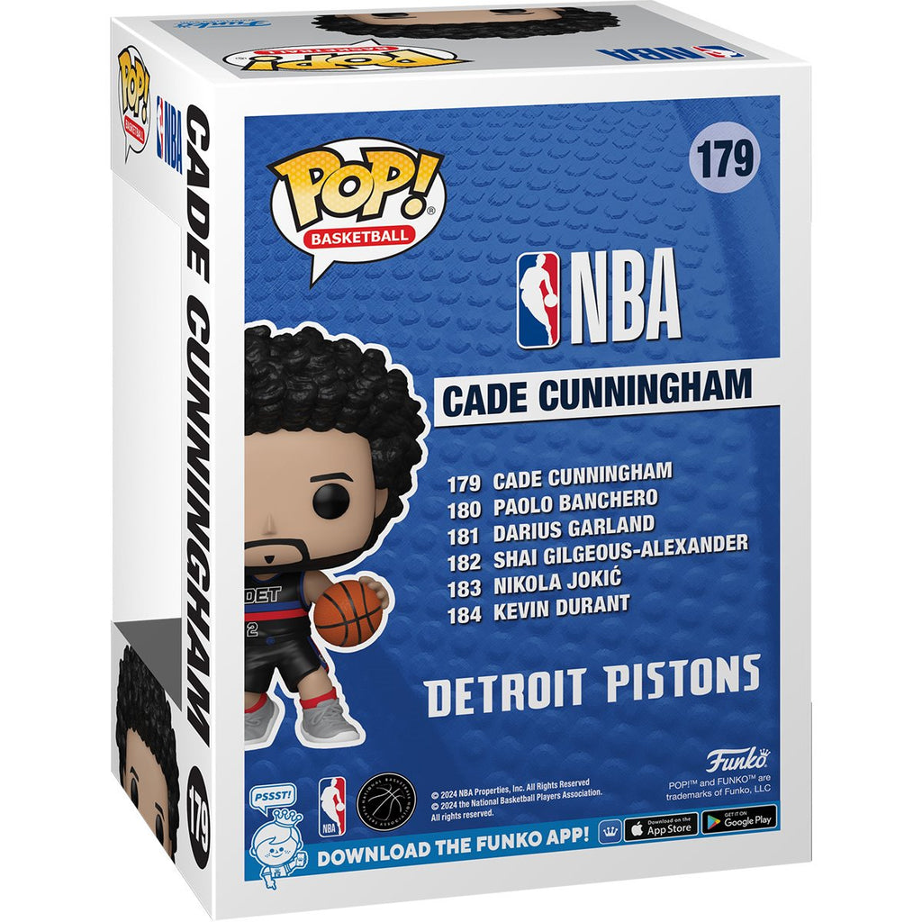NBA Pistons Cade Cunningham Funko Pop! Vinyl Figure #179