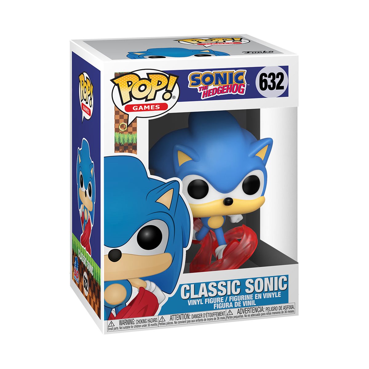 Sonic the Hedgehog 30th Anniversary Running Sonic Funko Pop! Vinyl Figure #632