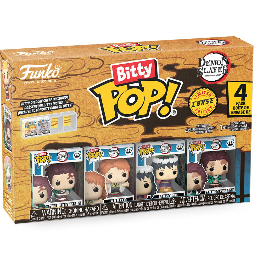 Demon Slayer Tanjiro Kamado Funko Bitty Pop! Mini-Figure 4-Pack - Specialty