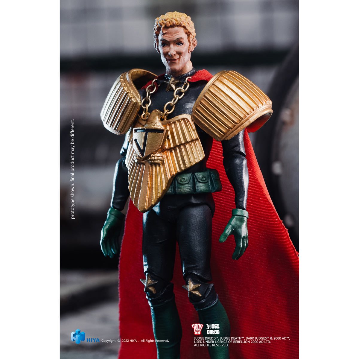 Judge Dredd Chief Judge Caligula Exquisite Mini Series 1:18 Scale Action Figure