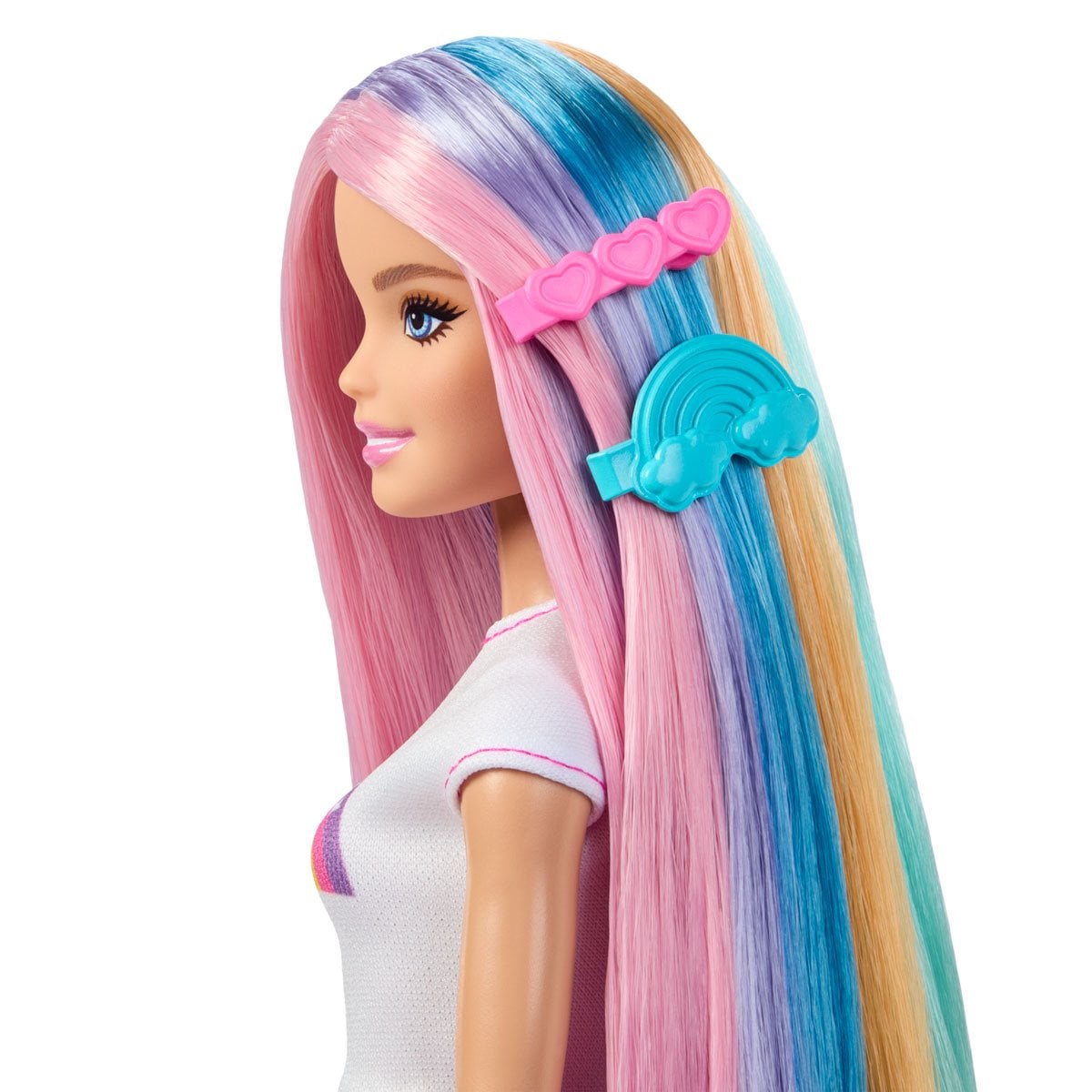 Barbie Rainbow Sparkle Hair Doll with Blonde Hair