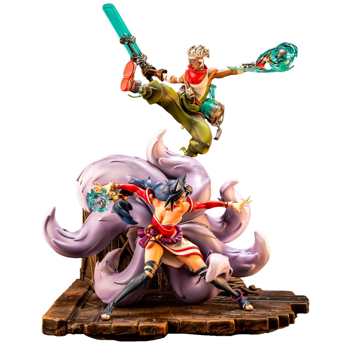 2XKO Ahri and Ekko 1:10 Scale Resin Statue