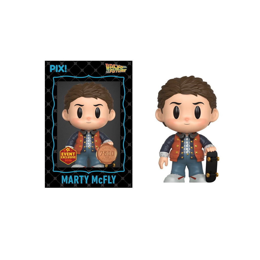 Back to the Future Marty McFly with Skateboard Pix! Vinyl Figure - 2026 Convention Exclusive