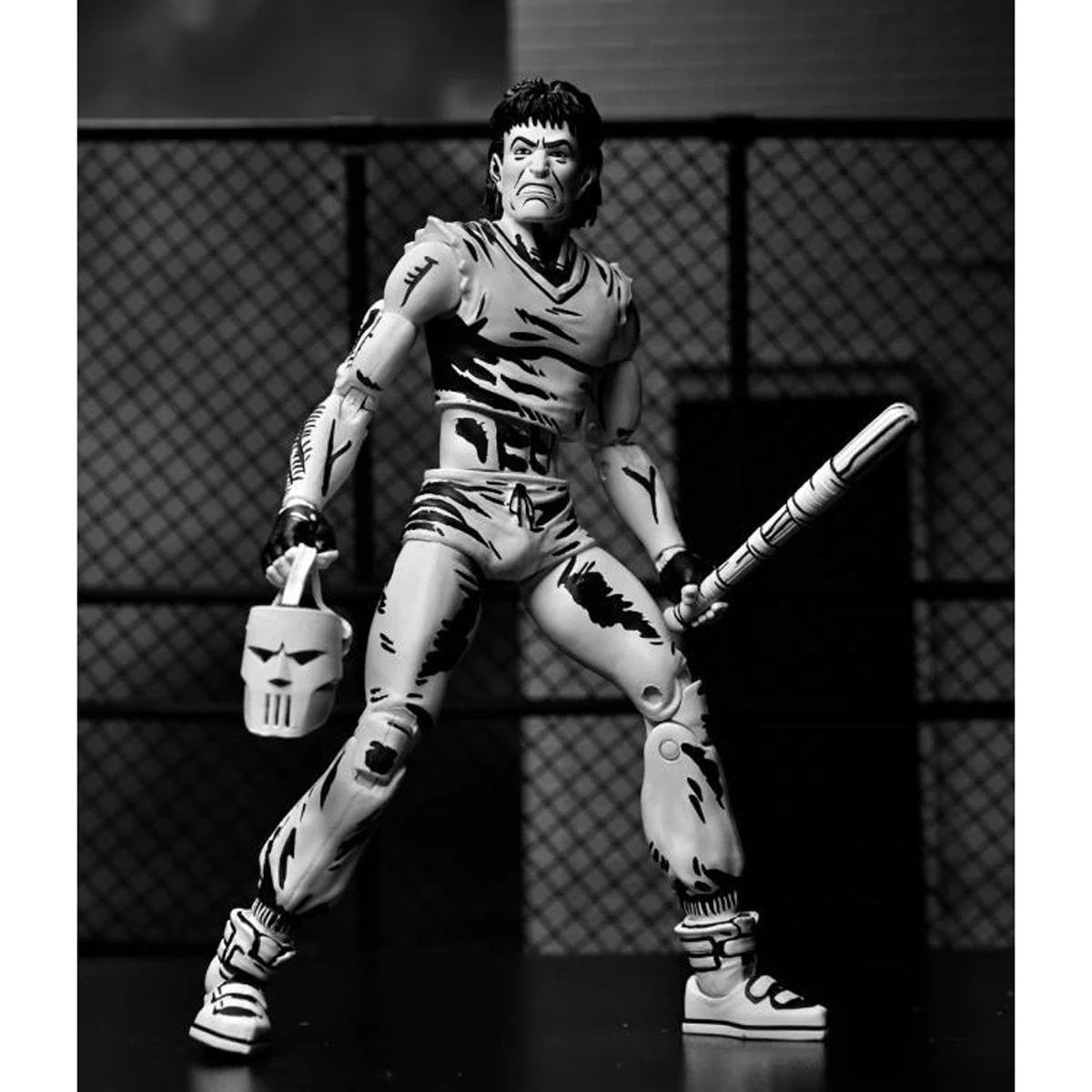 Teenage Mutant Ninja Turtles Mirage Comics Casey Jones Black & White Variant 7-Inch Scale Action Figure