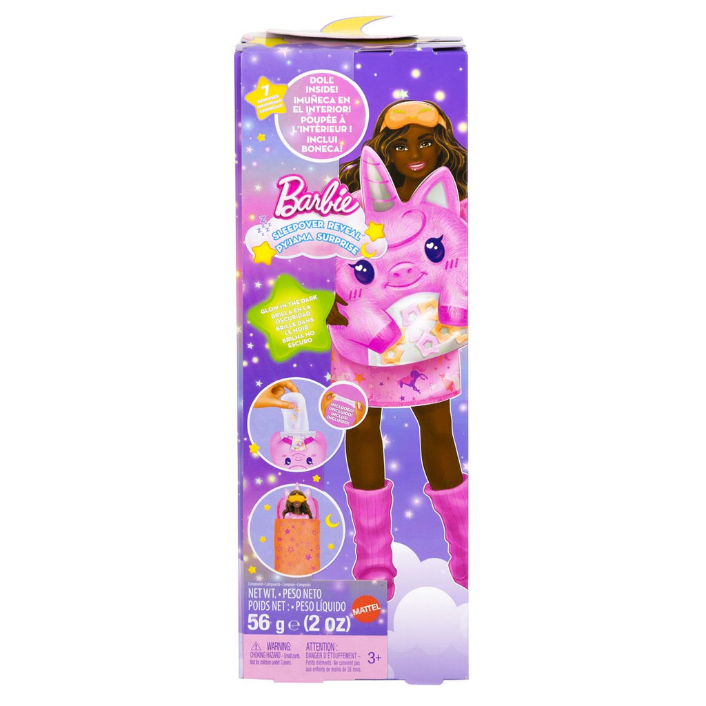 Barbie Sleepover Reveal Pink Doll and Accessories