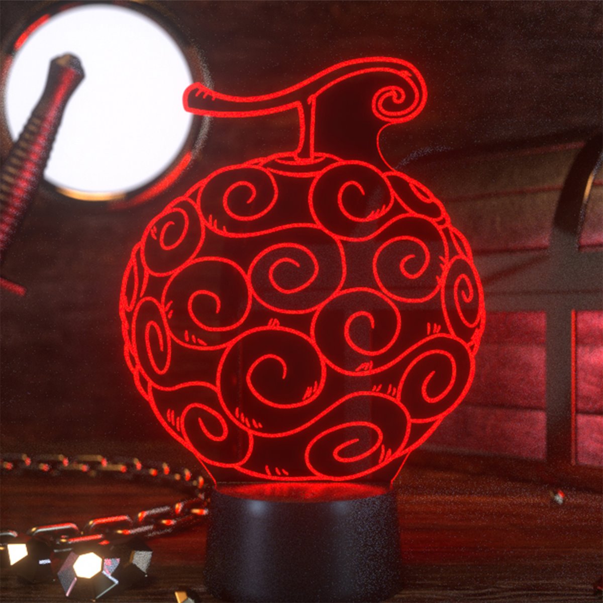 One Piece Gum Gum Fruit Otaku Lamp
