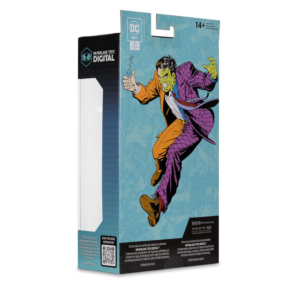 DC Direct Wave 4 Two-Face The Silver Age 7-Inch Scale Action Figure with McFarlane Toys Digital Collectible