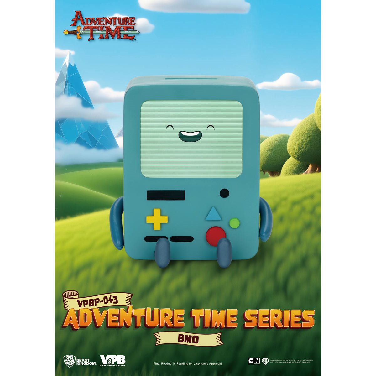 Adventure Time BMO VPBP-043 Palm Size Vinyl Functional Piggy Bank