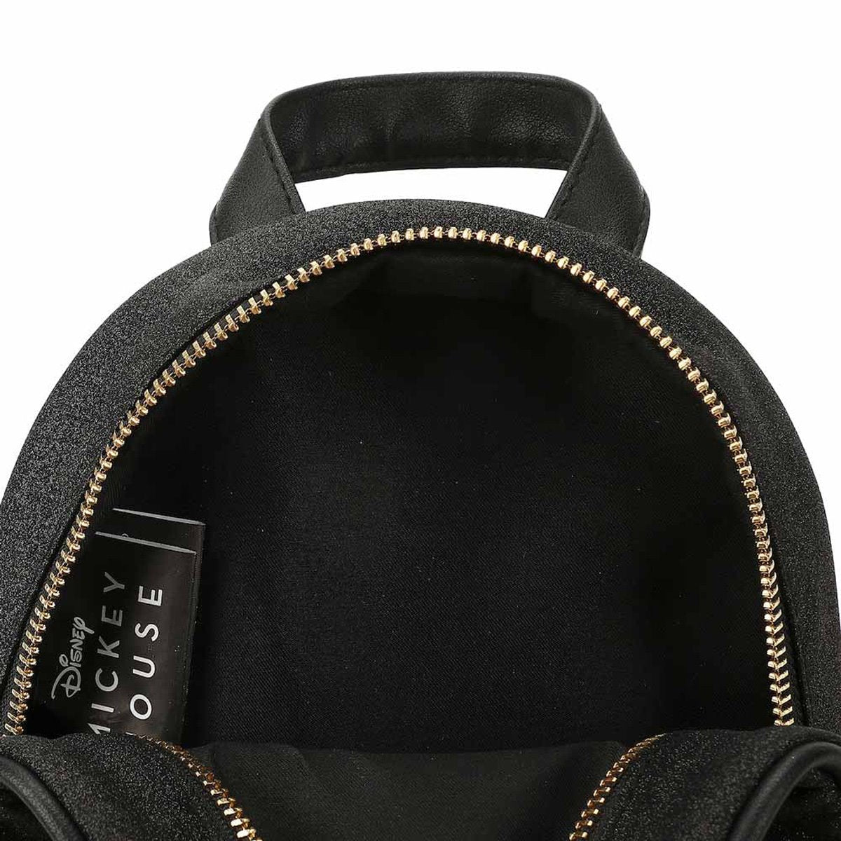 Mickey Mouse Metal Badge Glitter Mini-Backpack