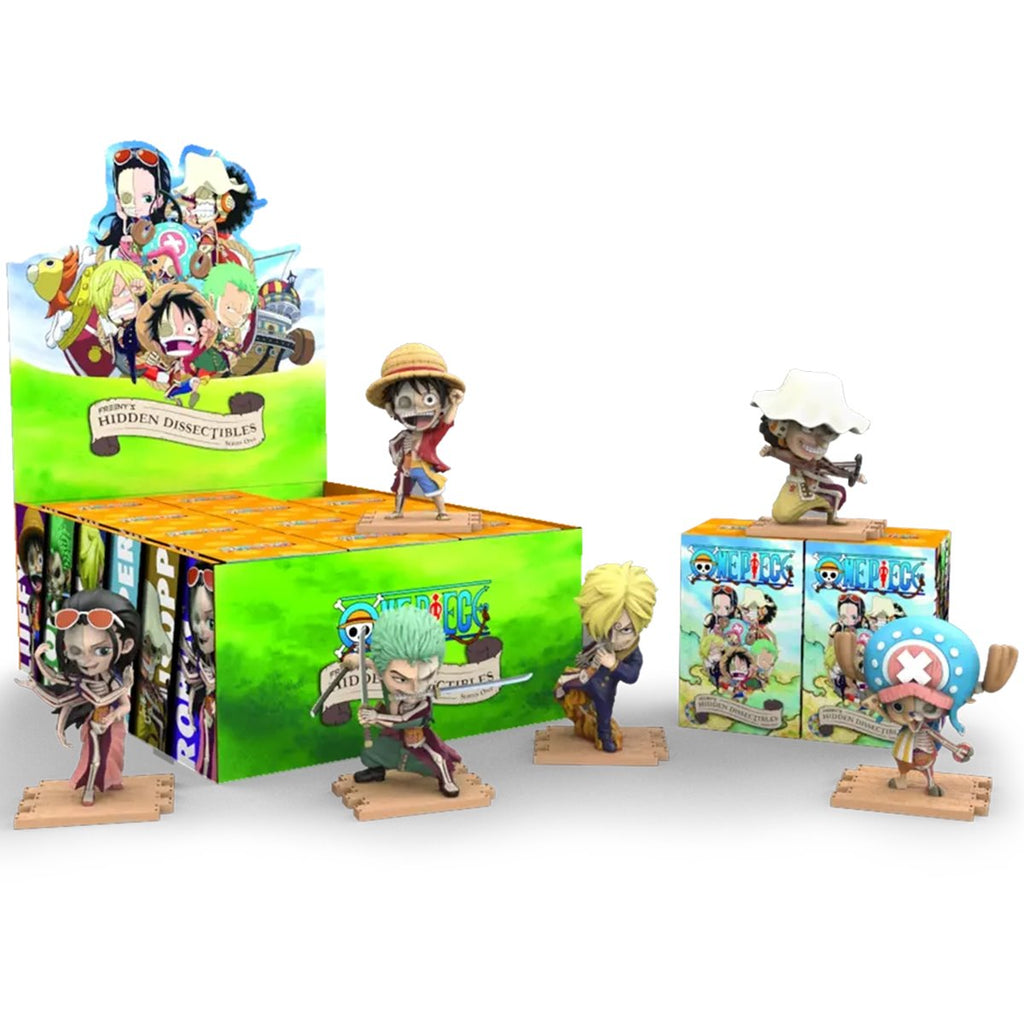One Piece Series 1 Freeny's Hidden Dissectibles Mini-Figure Display Tray of 12