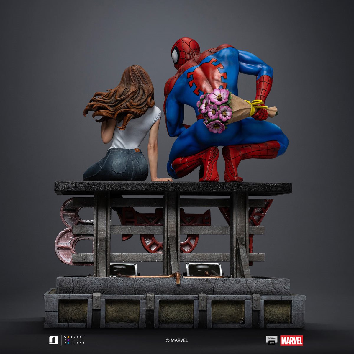 Spider-Man and MJ 1:6 Diorama Art Scale Limited Edition Statue