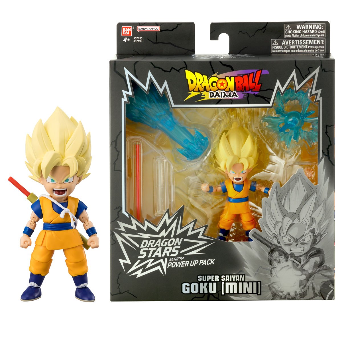 Dragon Ball Daima Dragon Stars Power Up Pack Super Saiyan Goku Mini Action Figure