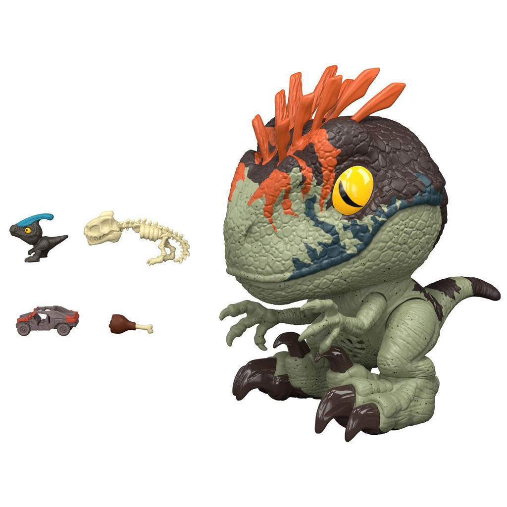 Jurassic World Fierce Feeder Velociraptor Action Figure