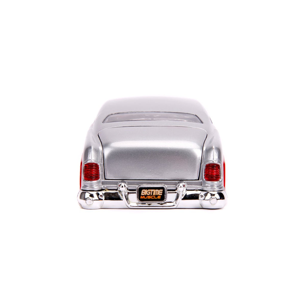 Bigtime Muscle 1951 Mercury Coupe Red and Silver 1:24 Scale Die-Cast Metal Vehicle