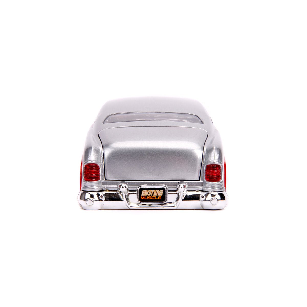 Bigtime Muscle 1951 Mercury Coupe Red and Silver 1:24 Scale Die-Cast Metal Vehicle