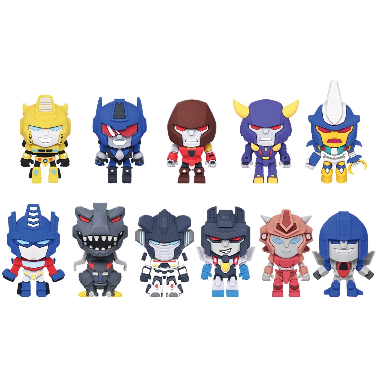 Transformers: Cyberworld Series 1 3D Foam Bag Clip Display Case of 24