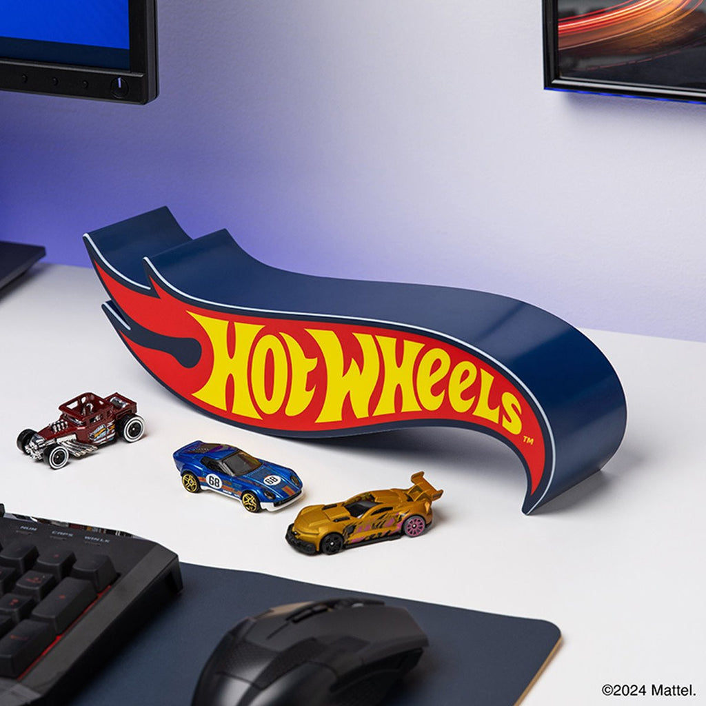 Hot Wheels Shaped Yellow Logo Light