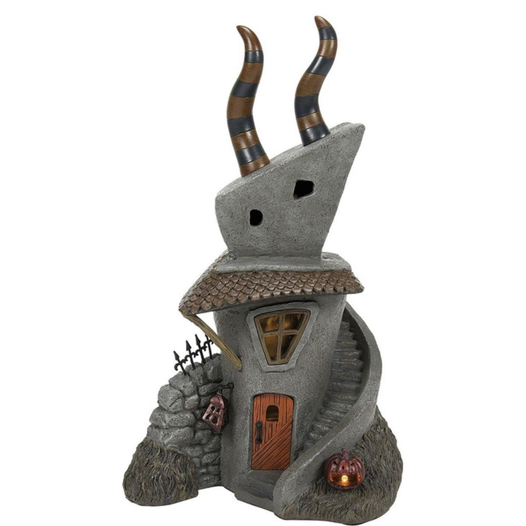 The Nightmare Before Christmas Village Harlequin House Statue
