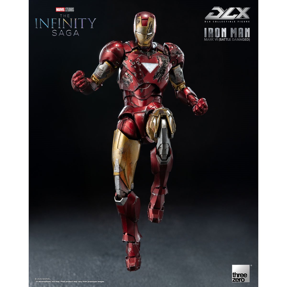 Marvel Studios: The Infinity Saga Iron Man Mark 6 Battle Damaged DLX Action Figure