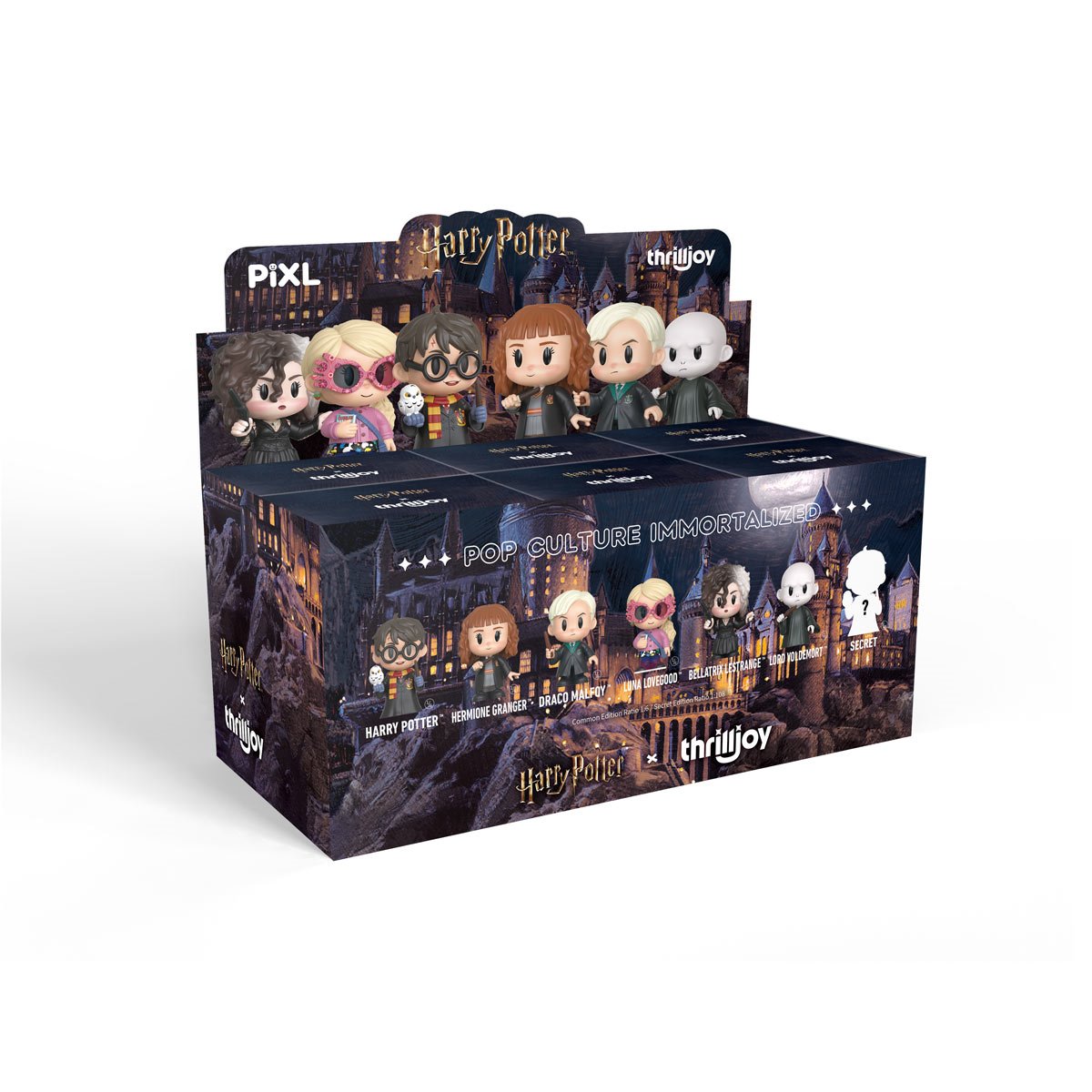 Harry Potter Blind Box PIXL Mini-Figure Display Case of 6