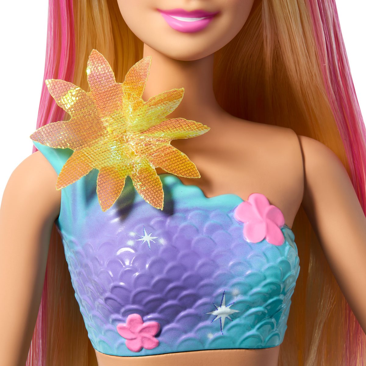 Barbie Flower Magic Mermaid Doll with Blonde Hair