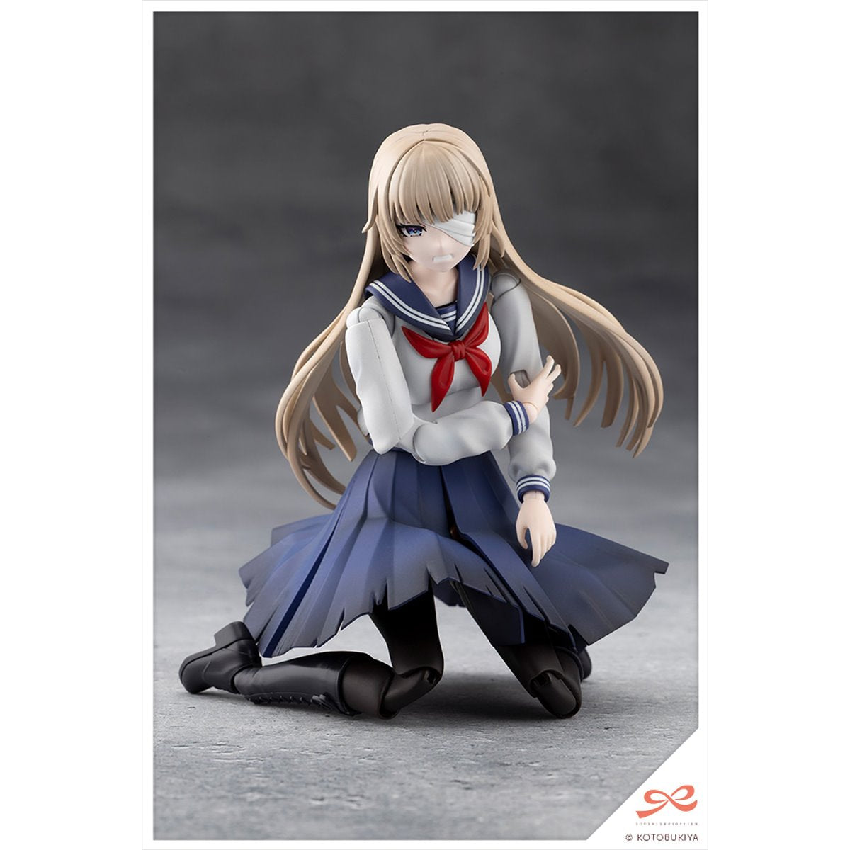 Sousai Shoujo Teien Kuon Yakushiji (Maria Kagaribi Damage Version) School Girl Emulation 1:10 Scale Model Kit