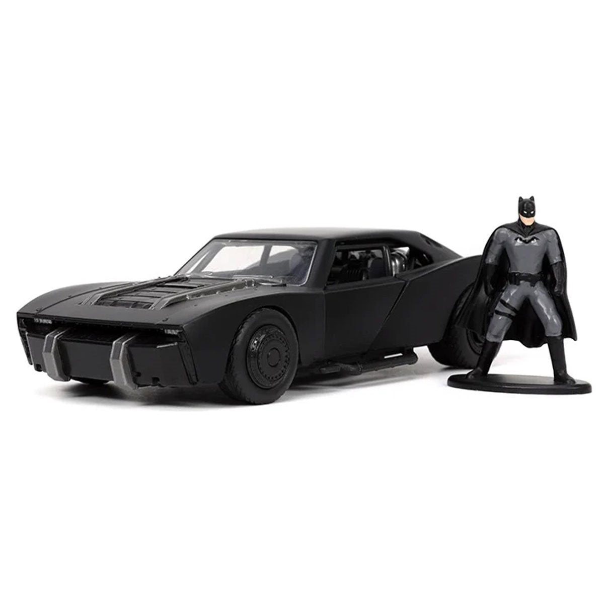The Batman 2021 Batmobile 1:32 Scale Die-Cast Metal Vehicle with Batman Figure
