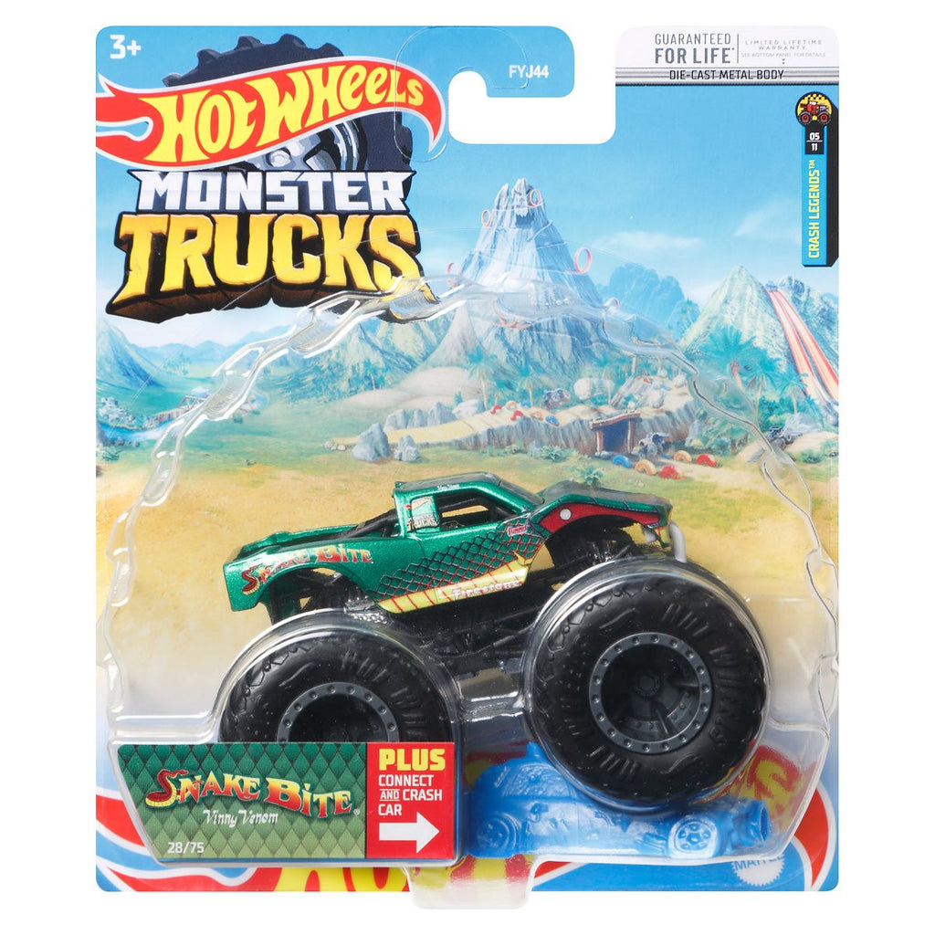 Hot Wheels Monster Trucks 1:64 Scale Vehicle Mix 9 Case of 8