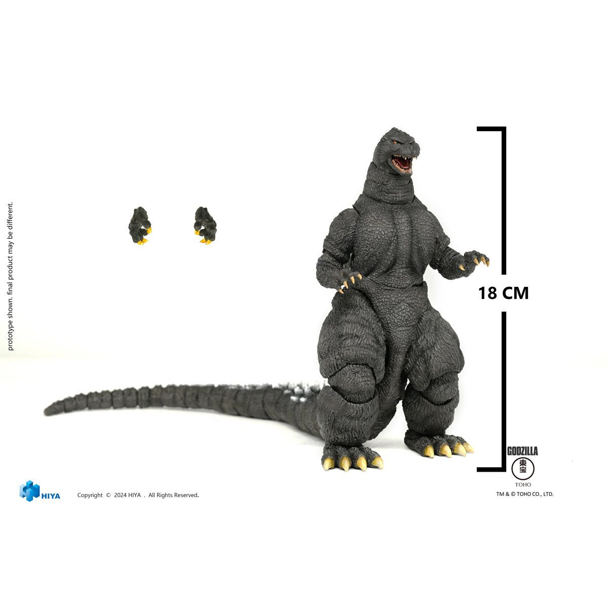 Godzilla vs. King Ghidorah 1991 Godzilla Hokkaido Exquisite Basic Series Action Figure