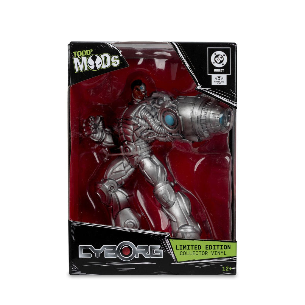 DC Direct Collector Vinyl Wave 4 Cyborg Todd's Mods Limited Edition 4 1/2-Inch Scale Posed Figure
