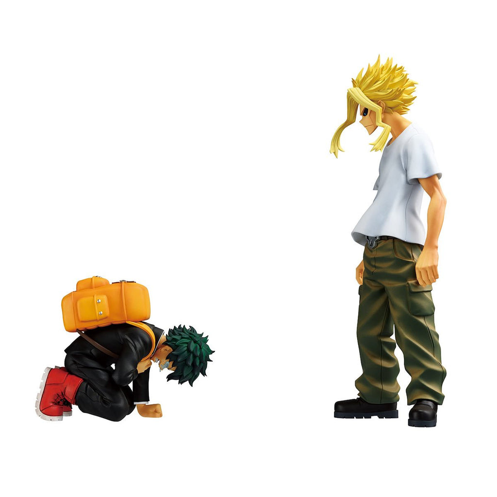 My Hero Academia Izuku Midoriya & All Might Story of How He Became The Greatest Hero Masterlise Plus Ichibansho Statue