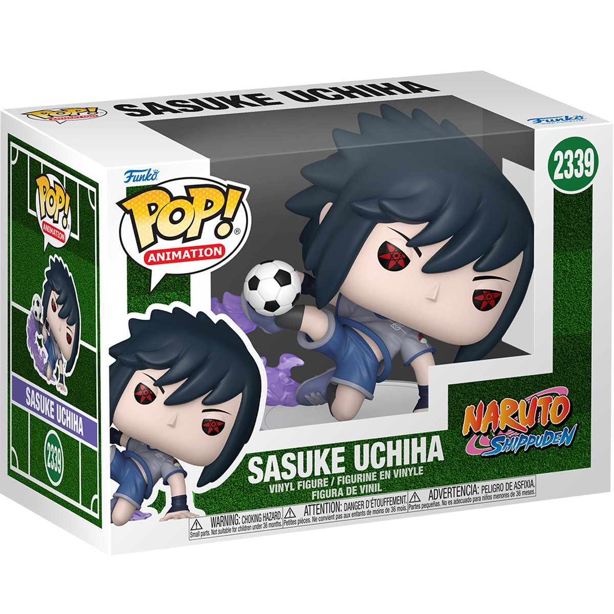 Naruto: Shippuden Sasuke Uchiha Soccer Funko Pop! Vinyl Figure #2339