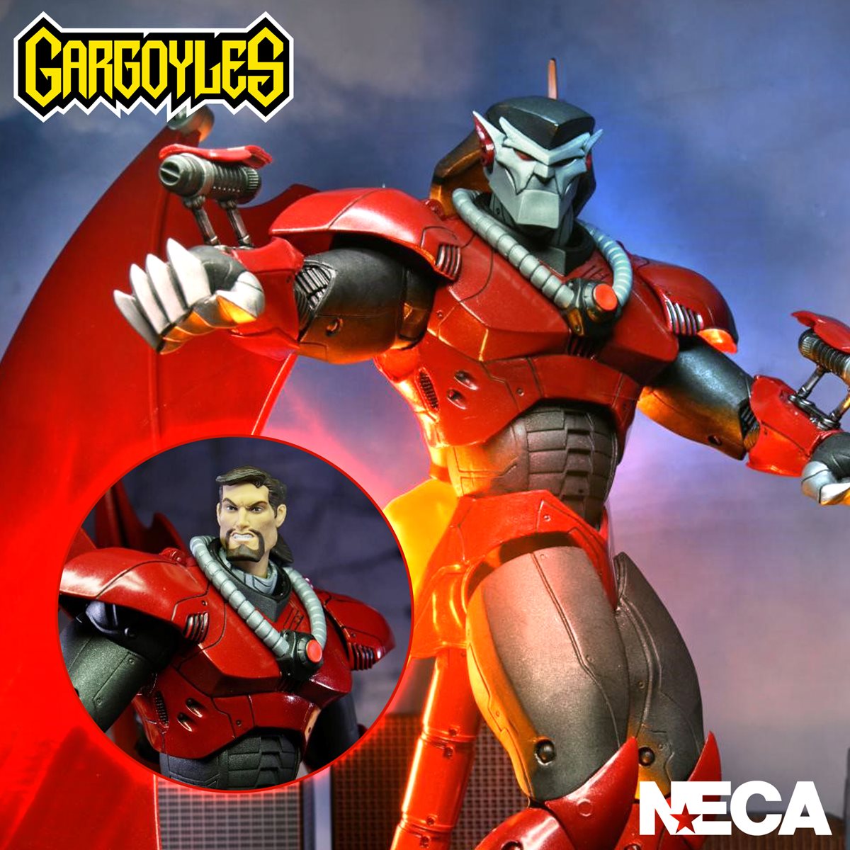 Gargoyles Ultimate Armored David Xanatos 7-Inch Scale Action Figure