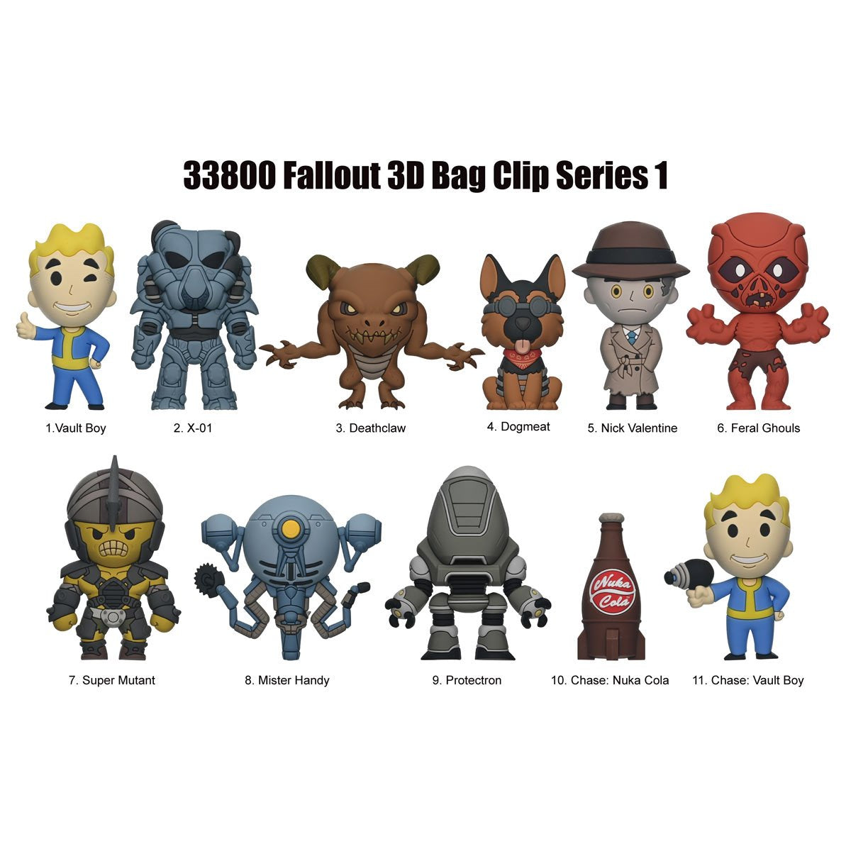 Fallout 3D Foam Bag Clip Display Case of 24