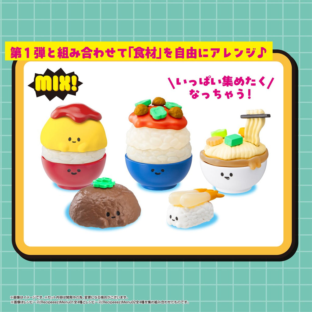 Recipeeez Menu 02 Mini-Figure Case of 4