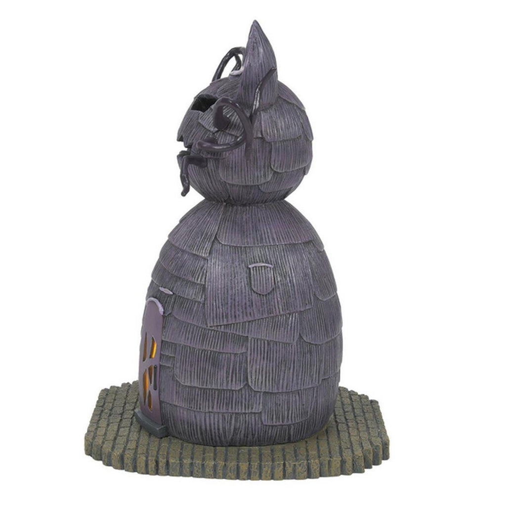The Nightmare Before Christmas Village Cat House Statue
