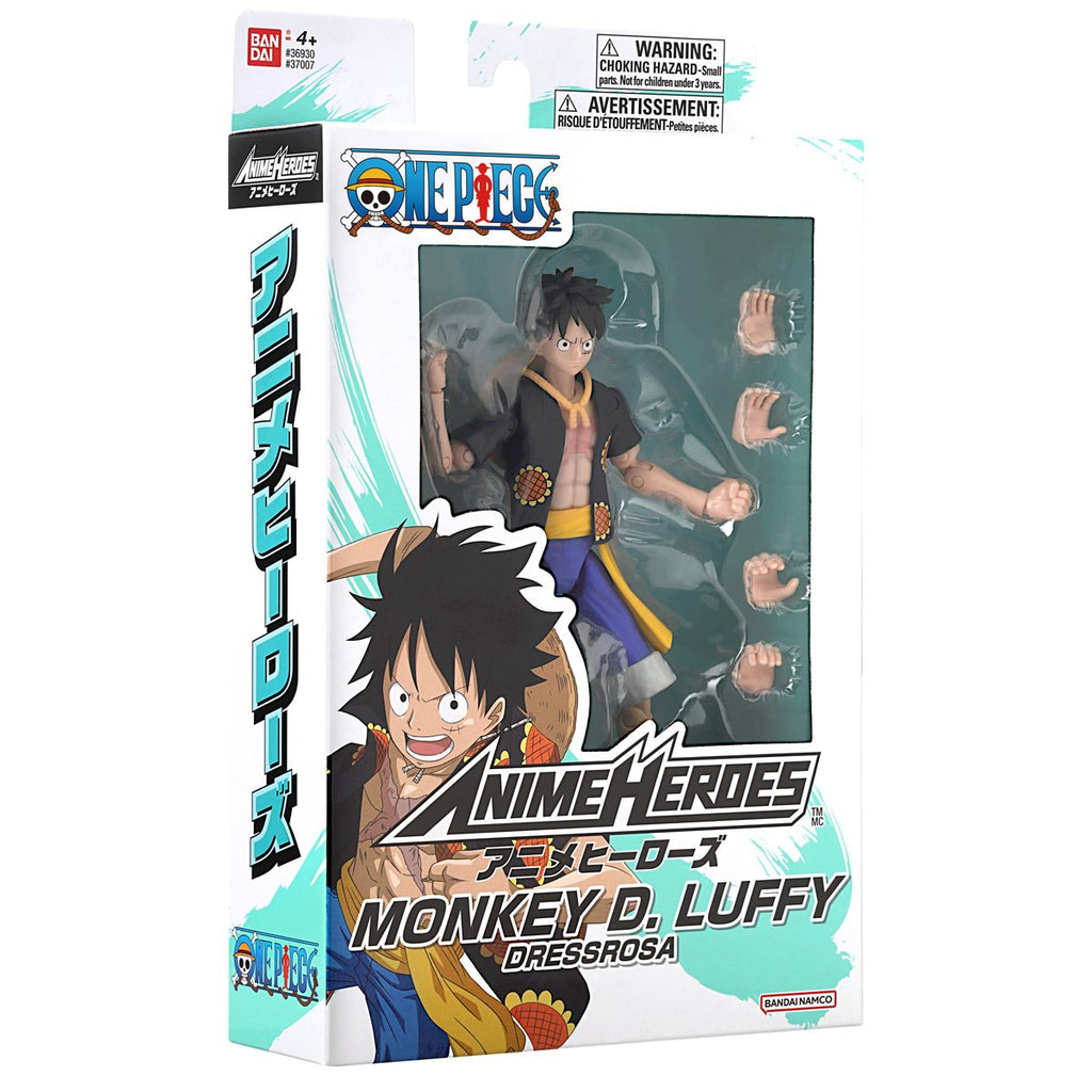 One Piece Anime Heroes Action Figure Wave 1 Case of 6