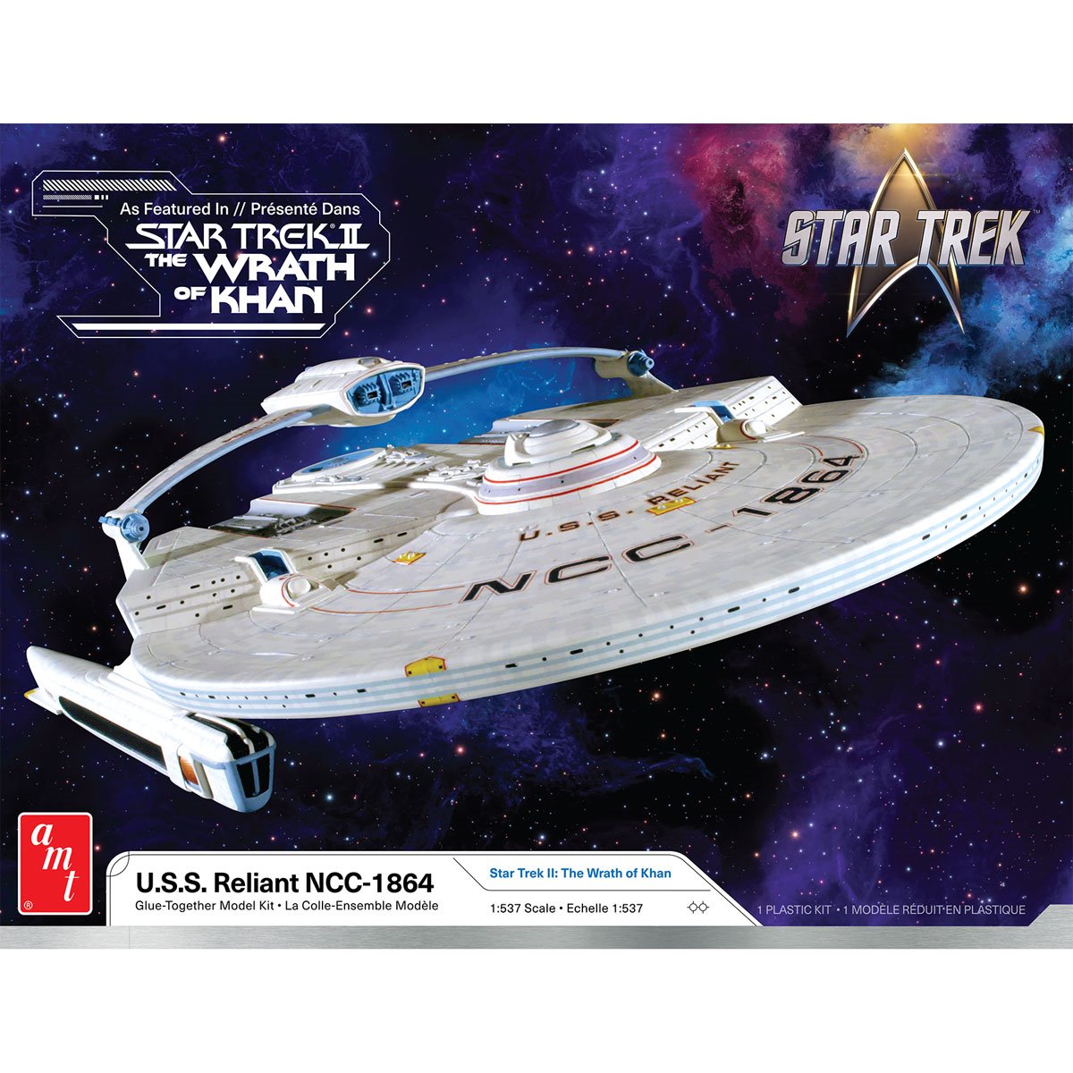 Star Trek II: The Wrath of Khan U.S.S Reliant 1:537 Scale Model Kit