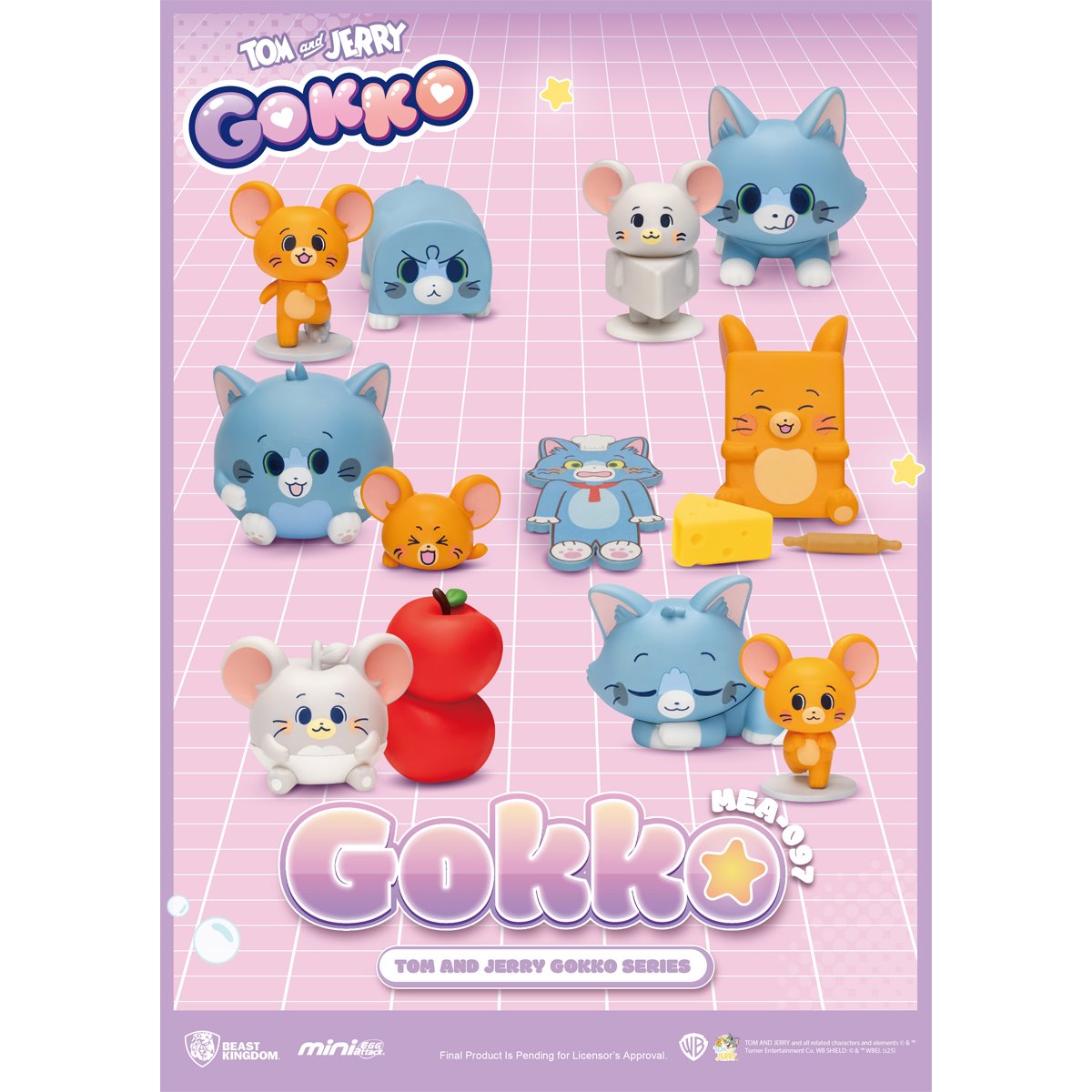 Tom and Jerry Gokko MEA-097 Mini-Figure Blind Box Case of 6
