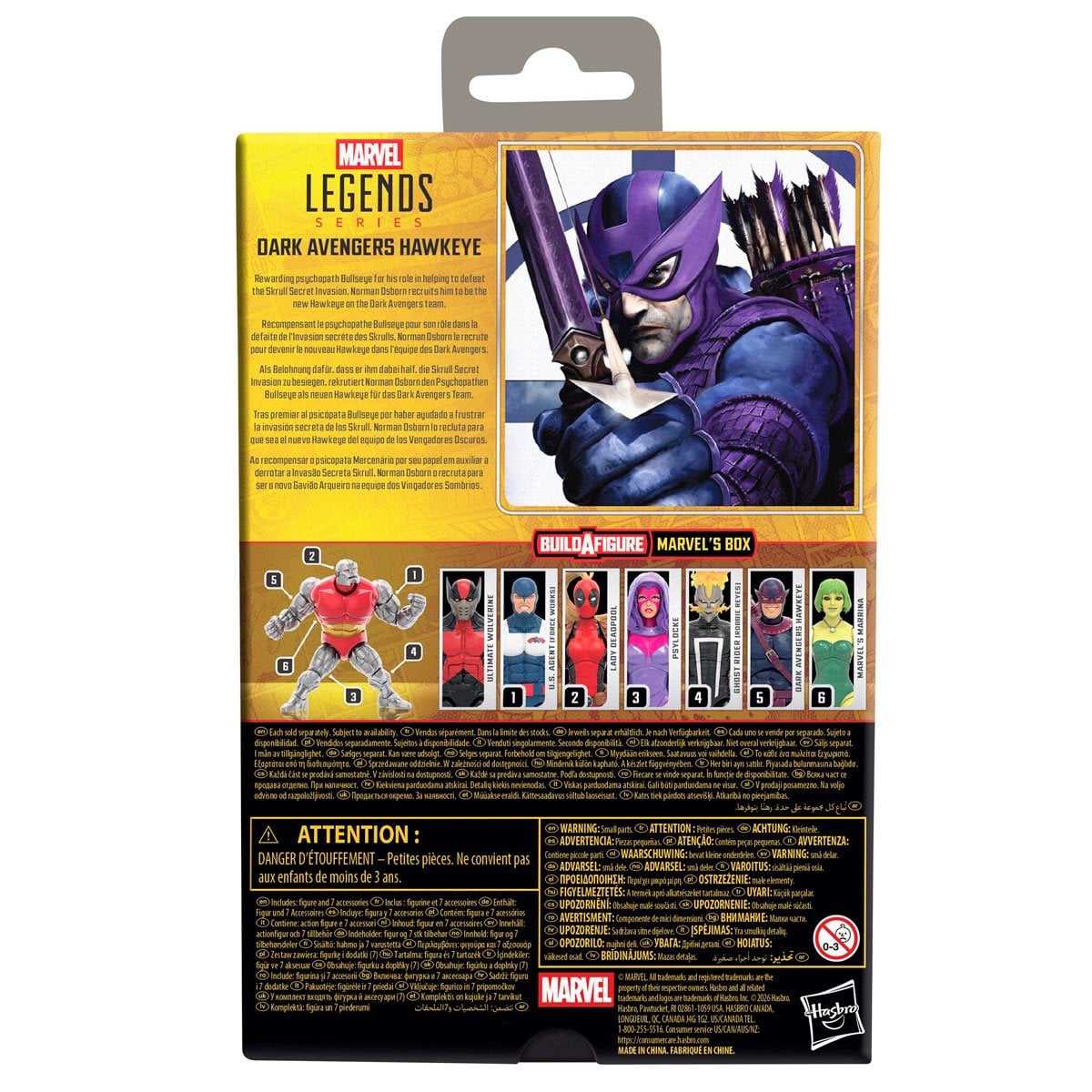 Marvel Legends Box Series 6-Inch Action Figures Case of 8