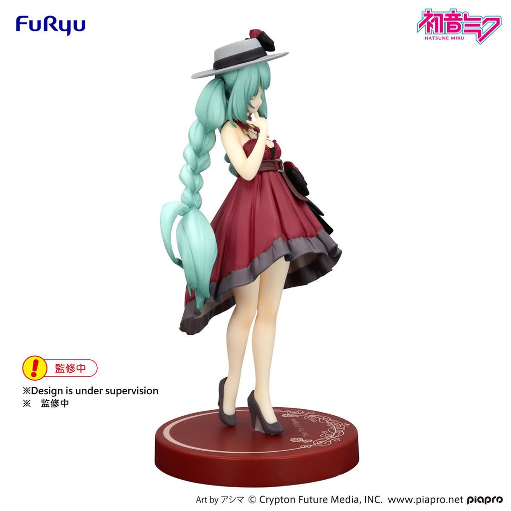 Vocaloid Hatsune Miku Outing Dress Red Color Version Trio-Try-iT Statue