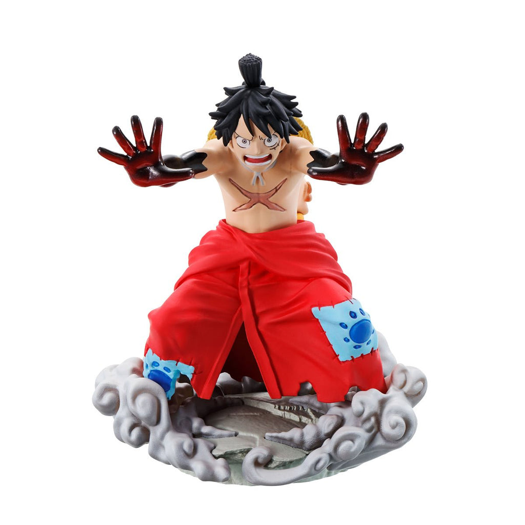 One Piece Wanokuni Logbox Re Birth Vol. 2 Petitrama Mini-Figure 4-Pack Display - Reissue