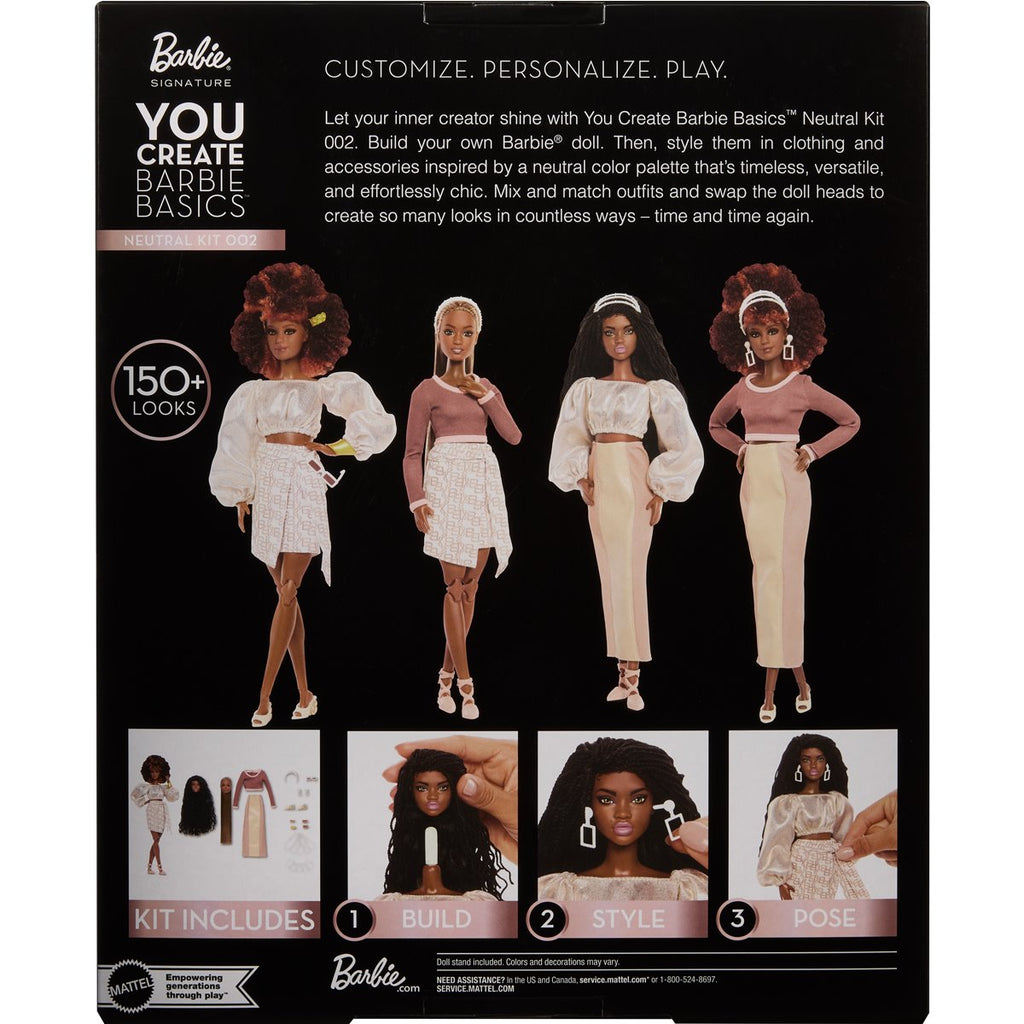 Barbie You Create Barbie Basics Neutral Kit 002 Doll