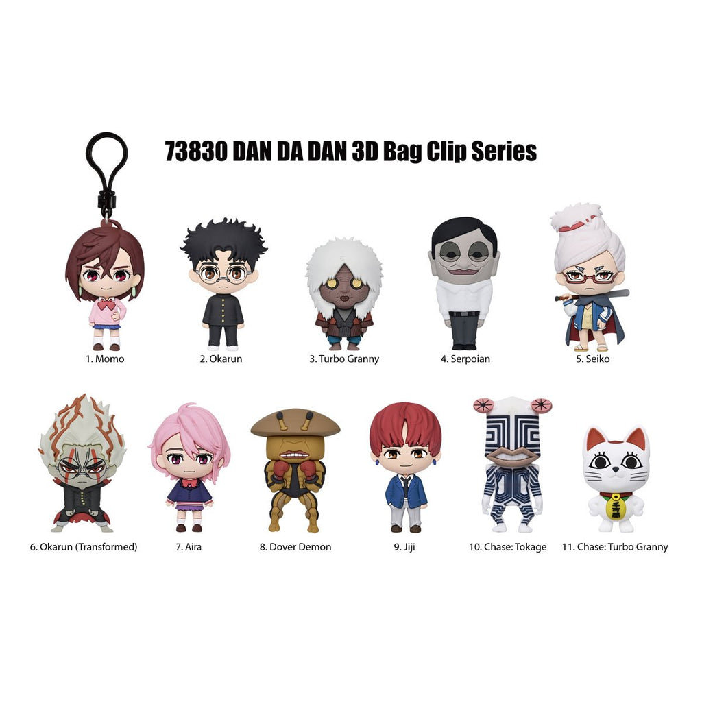 Dandadan 3D Foam Bag Clip Random 6-Pack