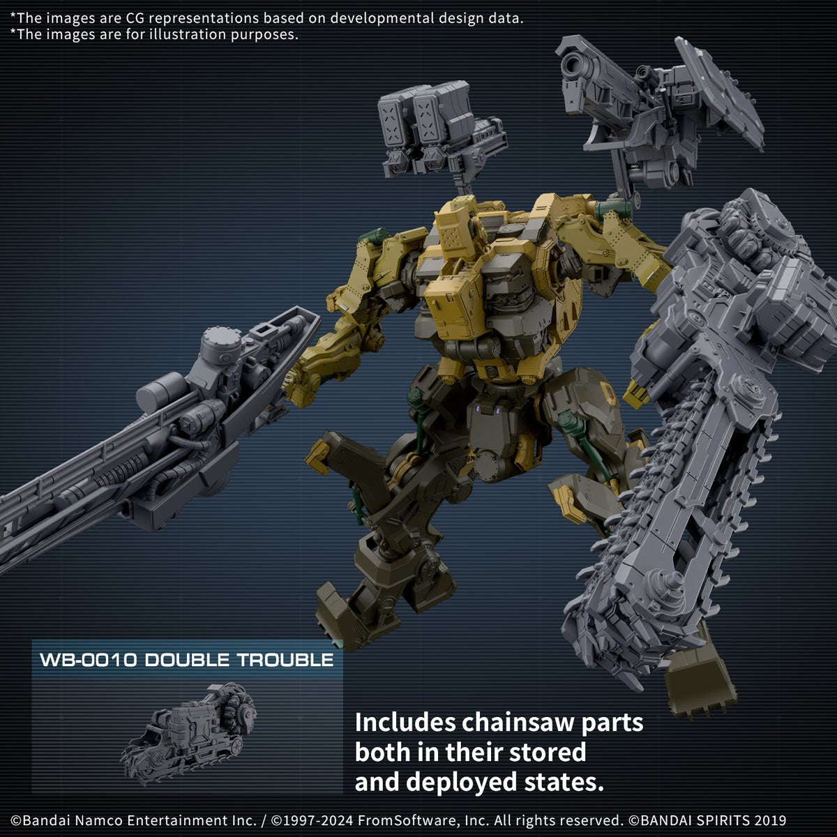 30 Minutes Missions Armored Core VI: Fires of Rubicon Rad CC-3000 Wrecker Milk Tooth Model Kit