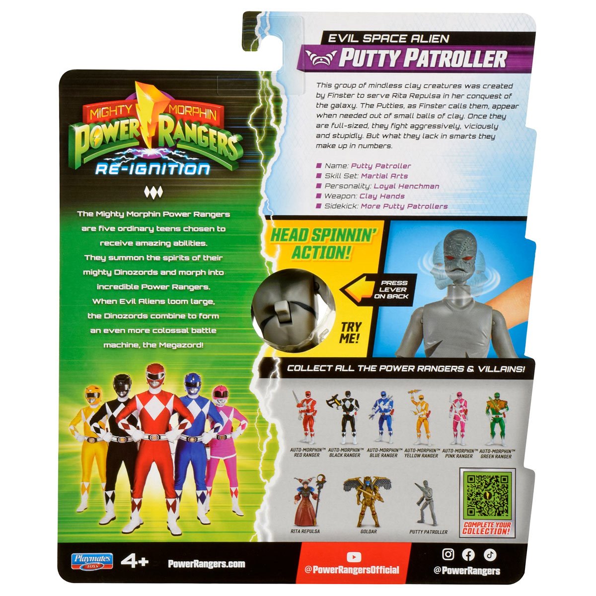 Mighty Morphin Power Rangers: Re-Ignition Putty Patroller Evil Alien Action Figure