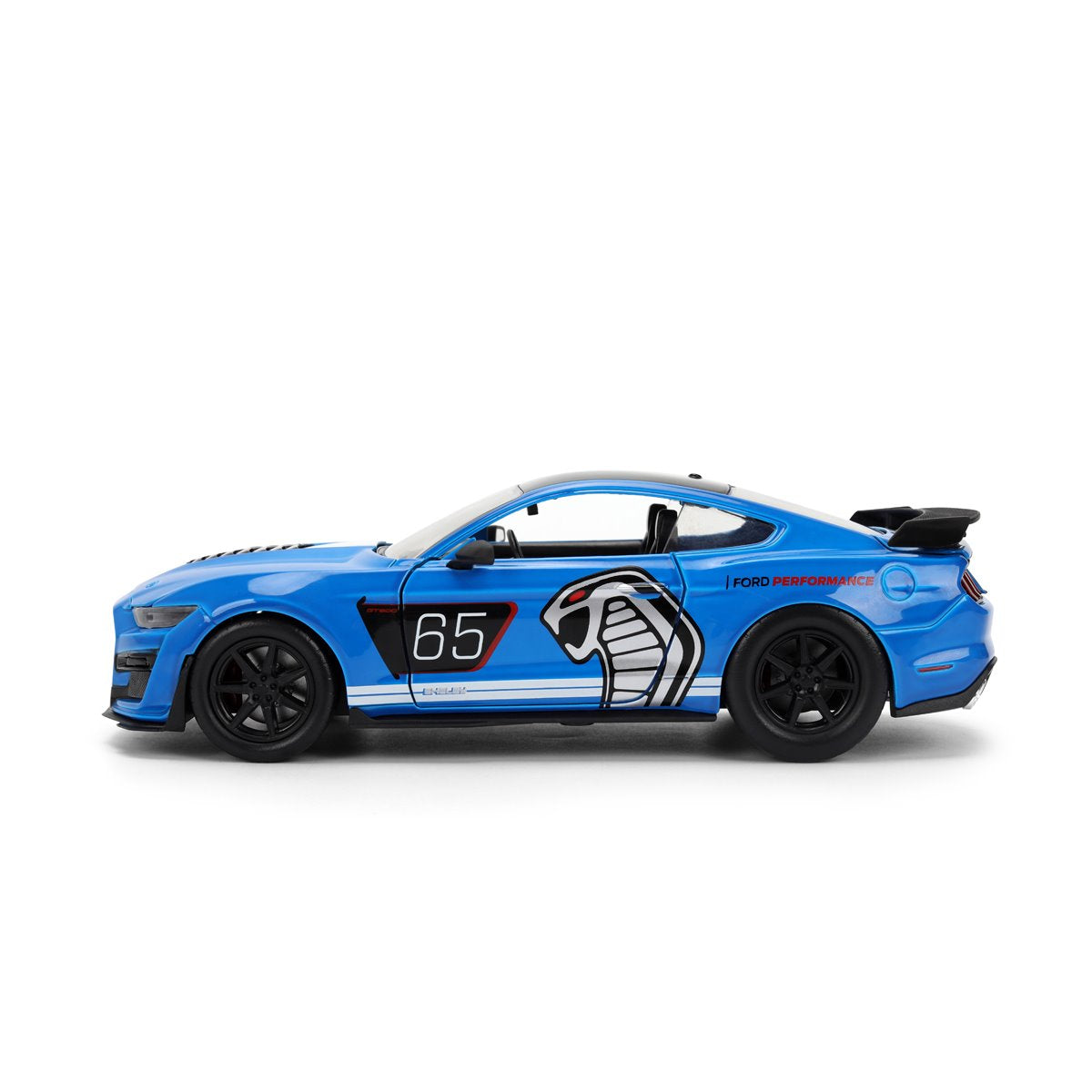 Bigtime Muscle 2020 Blue Ford Mustang Shelby GT500 1:24 Scale Die-Cast Metal Vehicle