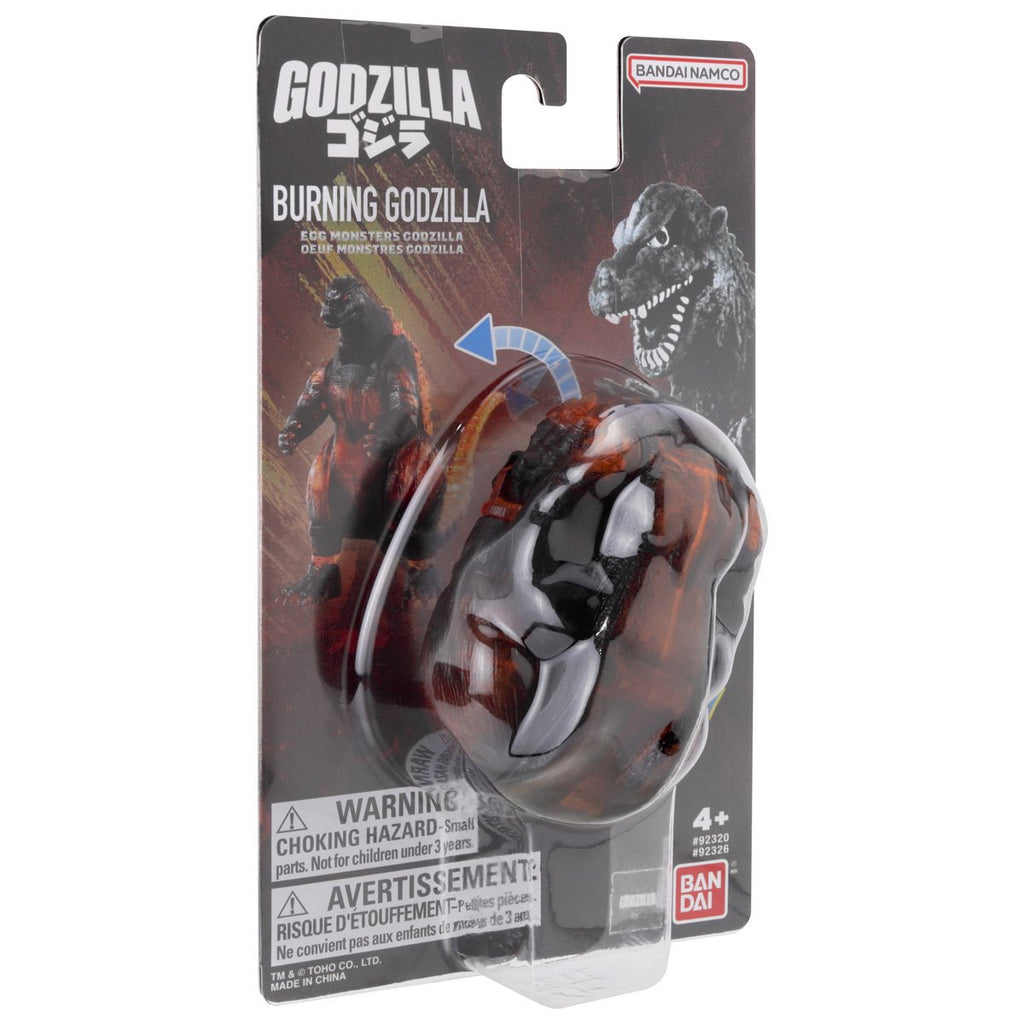 Godzilla Transforming Egg Burning Godzilla Action Figure
