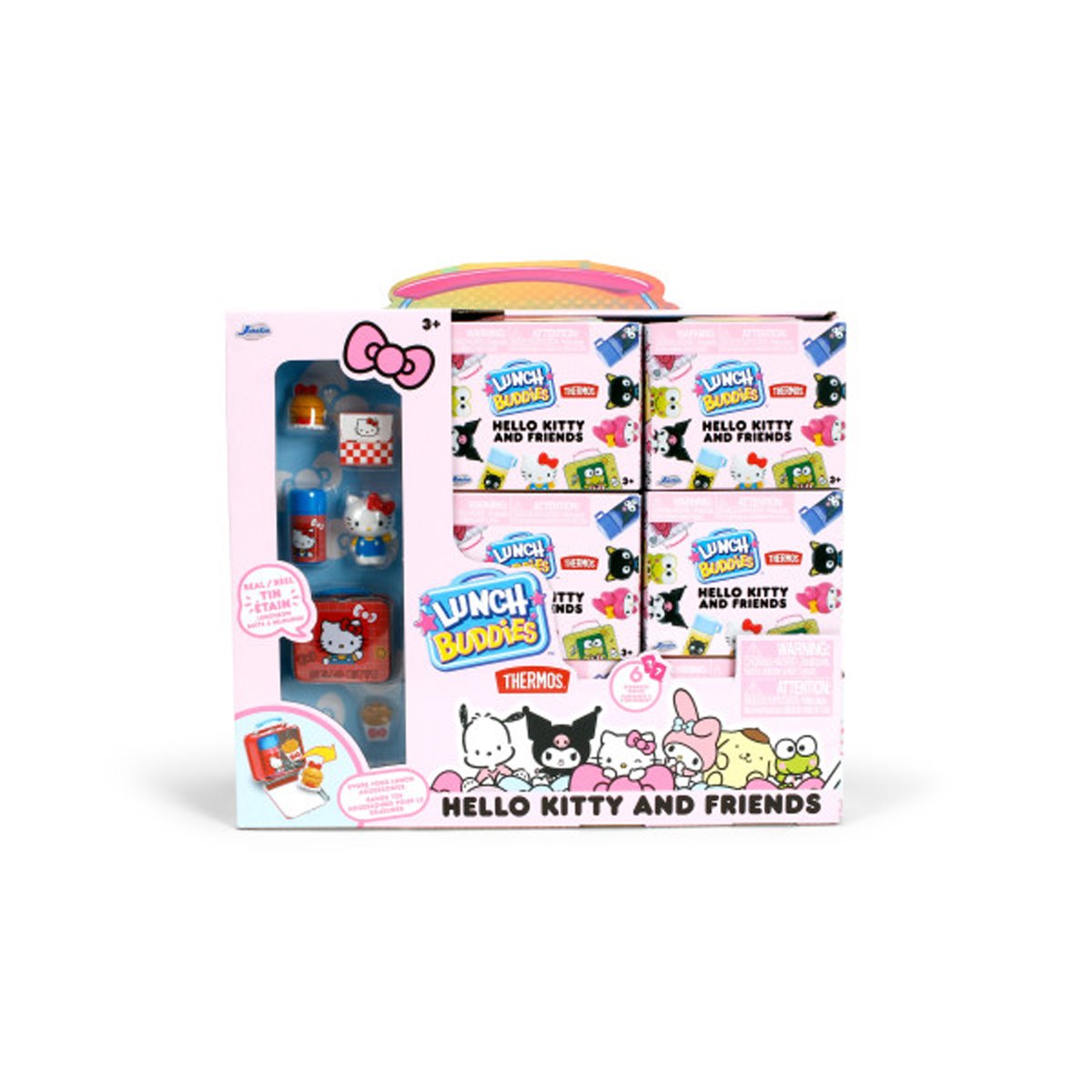 Sanrio Hello Kitty and Friends Lunch Buddies Blind Box Mini-Figure Case of 24